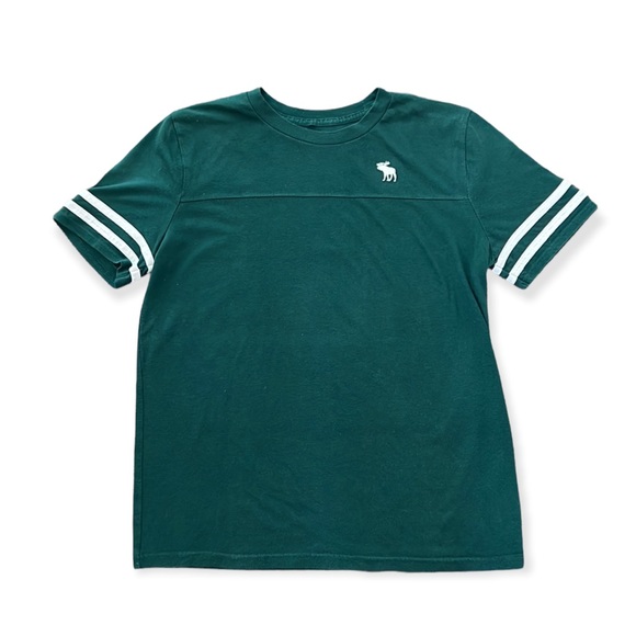 Boys Abercrombie kids green t shirt - Picture 2 of 15